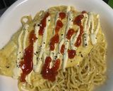 チーズオムそば作り方4写真