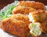 卵不要☆枝豆の豆乳クリームコロッケ作り方13写真