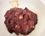 焼肉のタレで豚レバー焼き作り方2写真