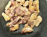 焼肉のタレで豚レバー焼き作り方6写真