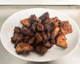 焼肉のタレで豚レバー焼き作り方8写真