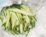 昭和の給食★もやしきゅうり&桜えび入り作り方2写真
