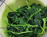 モロヘイヤ・納豆・しらすの梅肉和え♬作り方1写真