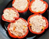 太陽みたいなパプリカの肉詰め作り方6写真