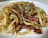 ペペロンチーノ焼きうどん作り方5写真