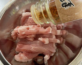 野香で簡単豚肉の青椒肉絲作り方2写真
