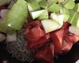 ズッキーニとトマトとしらす炒め作り方4写真