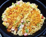 超簡単！余ったごはんでカレー炒飯！！作り方5写真