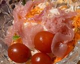 鰤照焼生ハムサラダ味覇卵スープまるで蟹♩作り方9写真