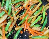 いんげんじゃがいもにんじんの三色きんぴら作り方7写真