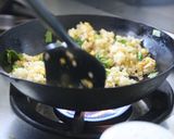 野菜室の片隅のレタスと冷凍ご飯で炒飯作り方23写真
