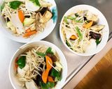 肉無チクワきな粉和風カルボナーラ味野菜炒作り方13写真