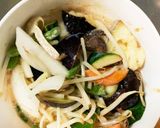 肉無チクワきな粉和風カルボナーラ味野菜炒作り方14写真