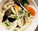肉無チクワきな粉和風カルボナーラ味野菜炒作り方15写真