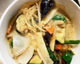 肉無チクワきな粉和風カルボナーラ味野菜炒作り方18写真