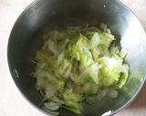 レンジ30秒★レタスナムル★お弁当 作り方3写真