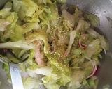 レンジ30秒★レタスナムル★お弁当 作り方5写真