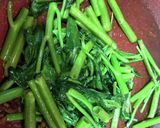 空芯菜の炒め作り方4写真