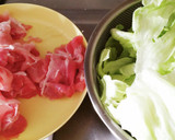 旨★おウチ中華★豚肉とレタス炒め★お弁当作り方1写真