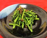 空芯菜の炒め作り方5写真