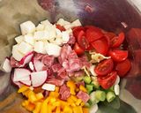 野菜とパスタのあっさりサラダ☆イタリアン作り方2写真