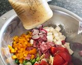 野菜とパスタのあっさりサラダ☆イタリアン作り方4写真