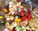 野菜とパスタのあっさりサラダ☆イタリアン作り方5写真