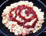 超簡単！巻かないオープンオムライス！！作り方5写真