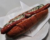 今治風ホットドッグ♪キュウリとマスタード作り方10写真