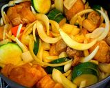 豚肉と夏野菜のコロンボ風作り方8写真