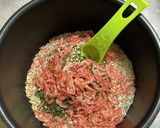干しエビ・ゴマの炊込みご飯 鶏がら青のり作り方1写真