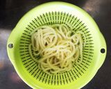 チゲ風冷やし油うどん作り方2写真