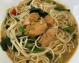 チキンとタイカレー温麺作り方7写真