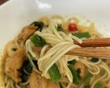 チキンとタイカレー温麺作り方8写真
