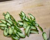 きゅうりとちくわのごま酢和え作り方1写真