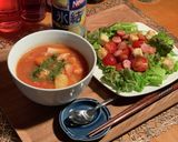 鶏むねトマト煮込✨作り方7写真