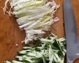 夏でもしっかり♪冷やしサラダそば作り方1写真