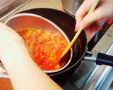 生バジル香る✨息子直伝、トマトパスタ✨作り方5写真