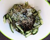 きゅうりたっぷり！モズクの酢の物作り方3写真