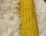 お鍋で旬の味覚とうもろこしごはん作り方4写真