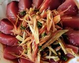 ピリっと辛い薬味たっぷりのかつお作り方4写真