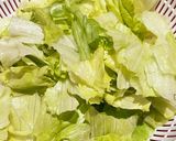 豚バラとレタスの炒飯作り方2写真
