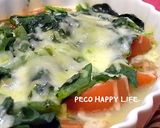 ☆豆腐とほうれん草のバジルチーズ焼き☆作り方4写真