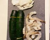 海老とズッキーニの中華風炒め作り方1写真