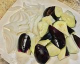 鶏もも肉と茄子のカレー炒め作り方2写真
