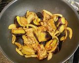 鶏もも肉と茄子のカレー炒め作り方6写真
