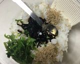 W紫蘇おにぎり♡大葉・しそ昆布・炒りごま作り方1写真
