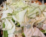 合挽と野菜炒め作り方4写真