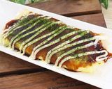 SNSで話題♡ライスペーパーでお好み焼き作り方6写真