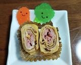 お弁当の卵焼きはまるまると!作り方1写真